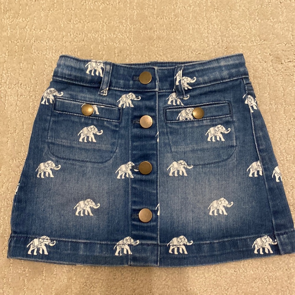 Excellent Condition Like New JCrew Crew Cuts Denim Skirt